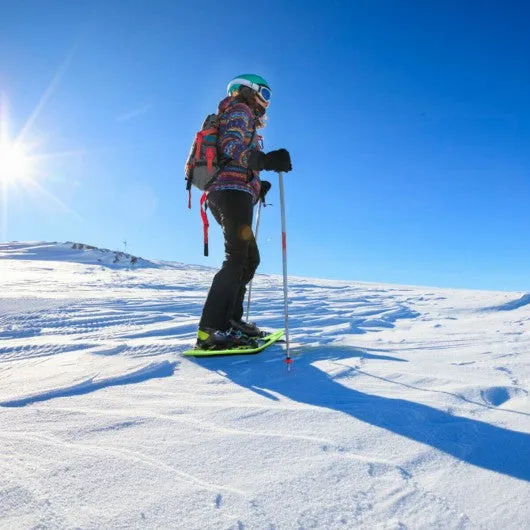 17" Lightweight Snowshoes w/ Bag Anti Slip-Green