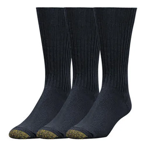 3-Pack Men's Cotton Fluffies Crew Socks 633S