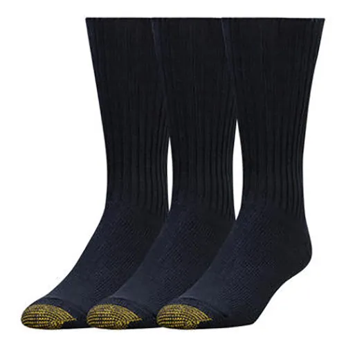 3-Pack Men's Cotton Fluffies Crew Socks 633S