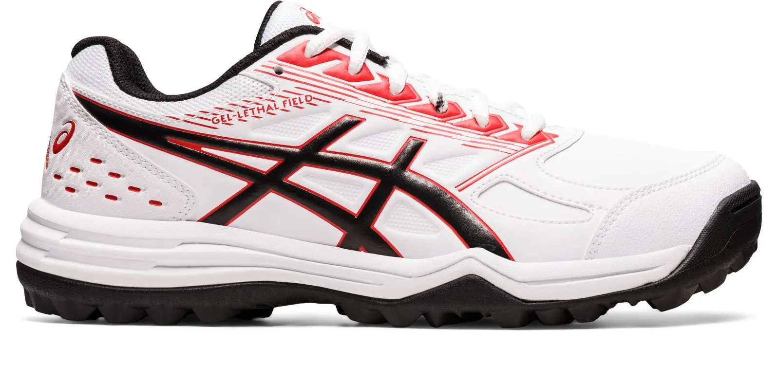 Asics Mens Gel Lethal Field - White/Classic Red