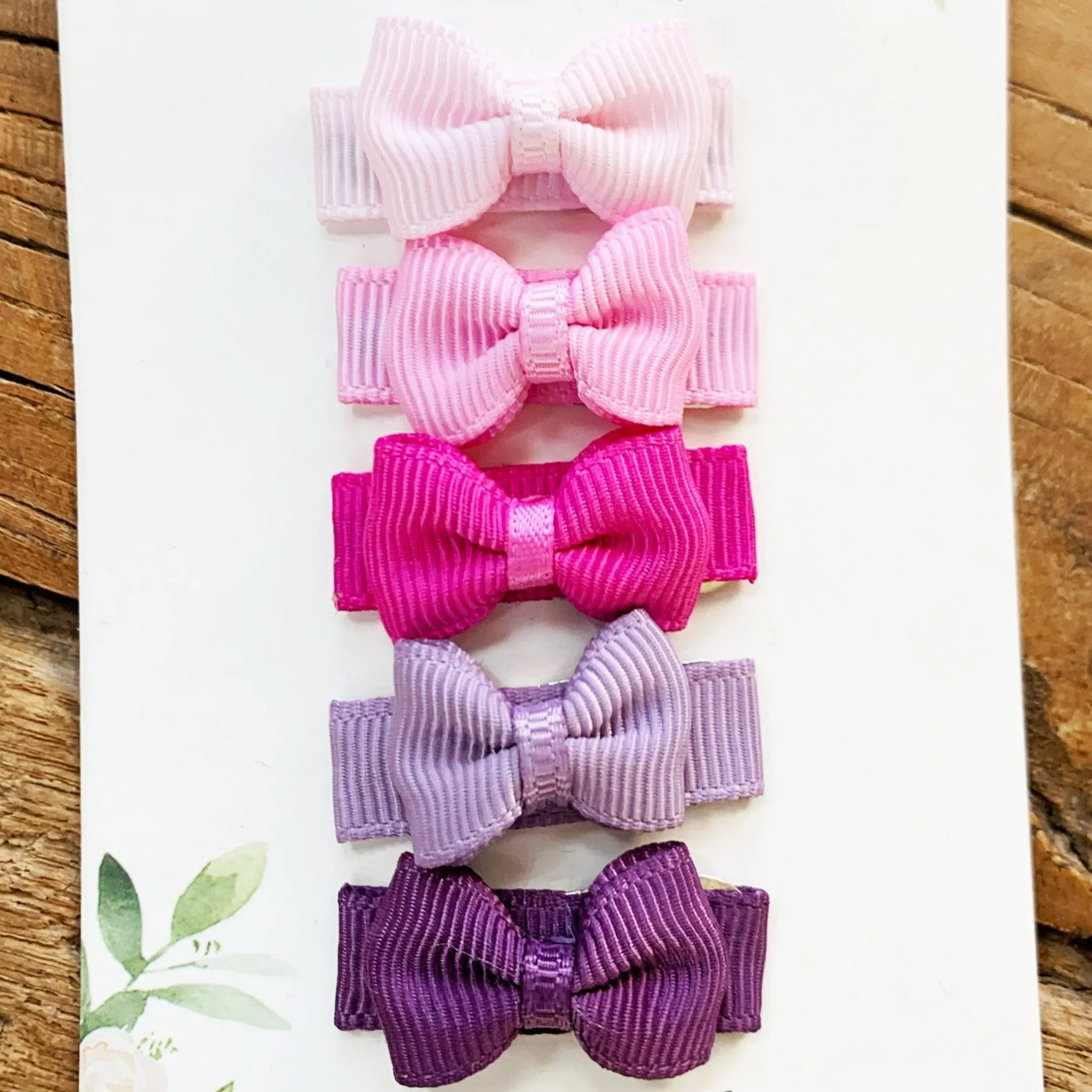 Baby Wisp Mini Tuxedo Snap Clip Sets