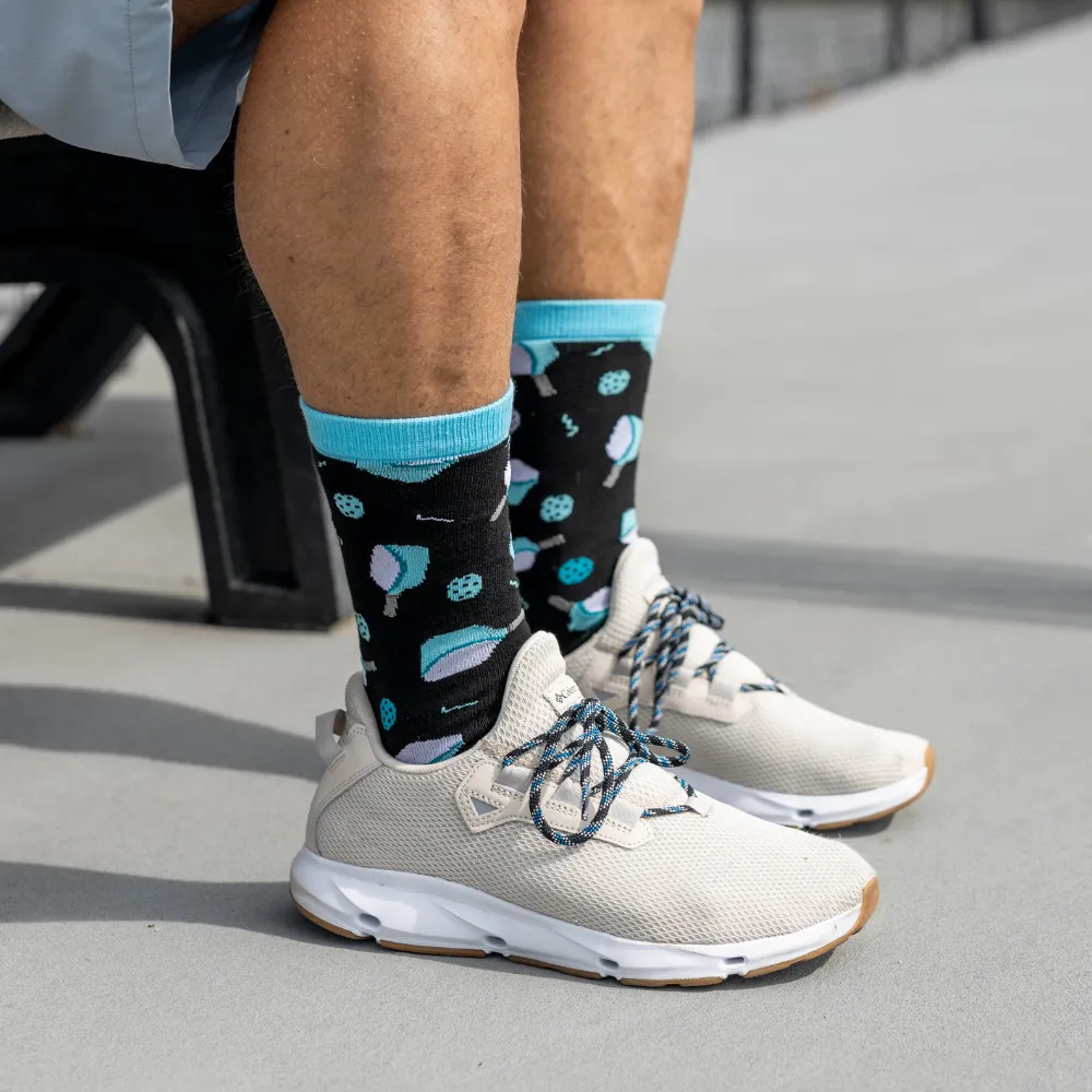 Bamboo Pickleball Socks- Blue - Born to Rally