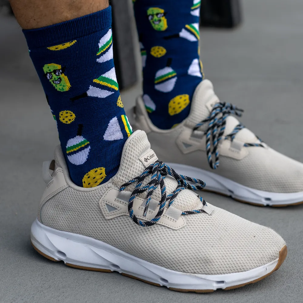 Bamboo Pickleball Socks- Navy - Born to Rally