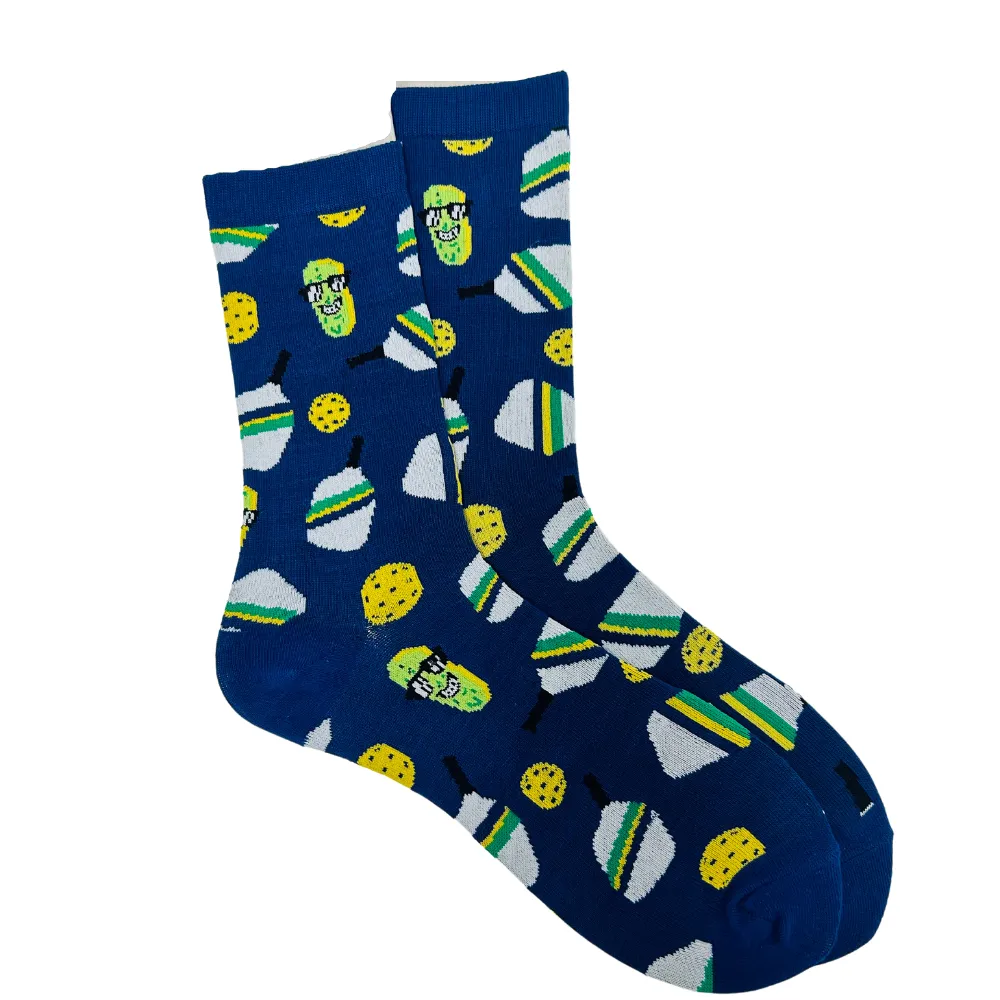 Bamboo Pickleball Socks- Navy - Born to Rally