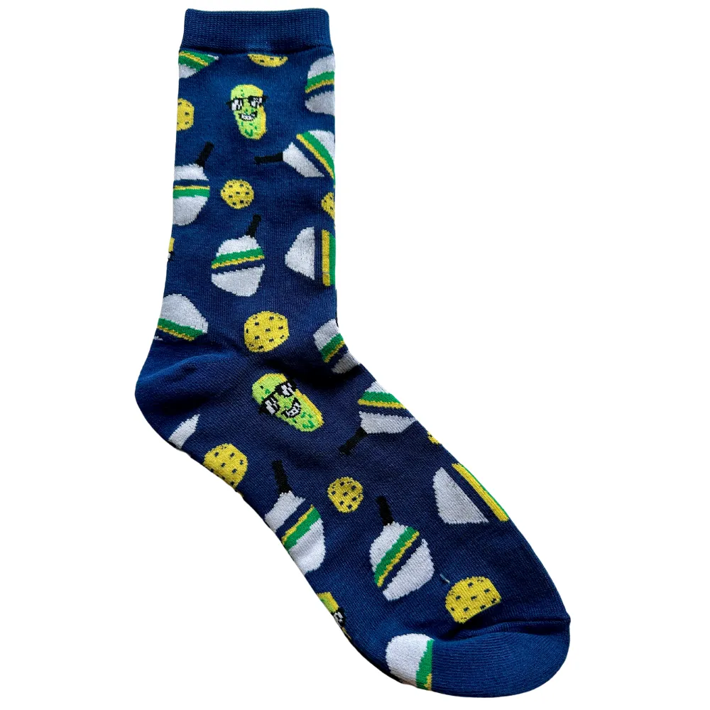 Bamboo Pickleball Socks- Navy - Born to Rally