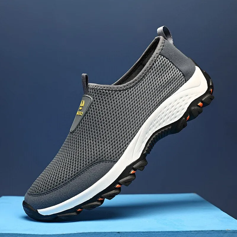 Big Size Summer Men Shoes Lightweight Sneakers Men Fashion Casual Walking Shoes Breathable Slip on Mens Loafers Zapatillas Hombr