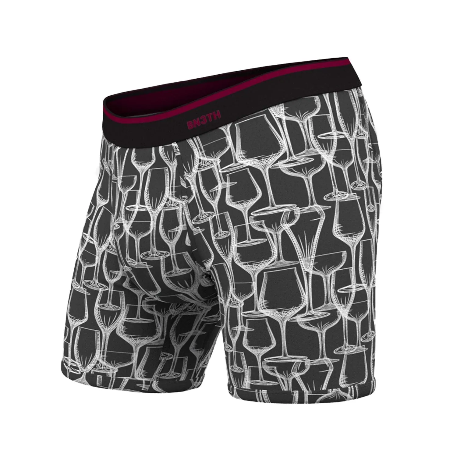 BN3TH Men's Boxer Brief in Wine Tasting