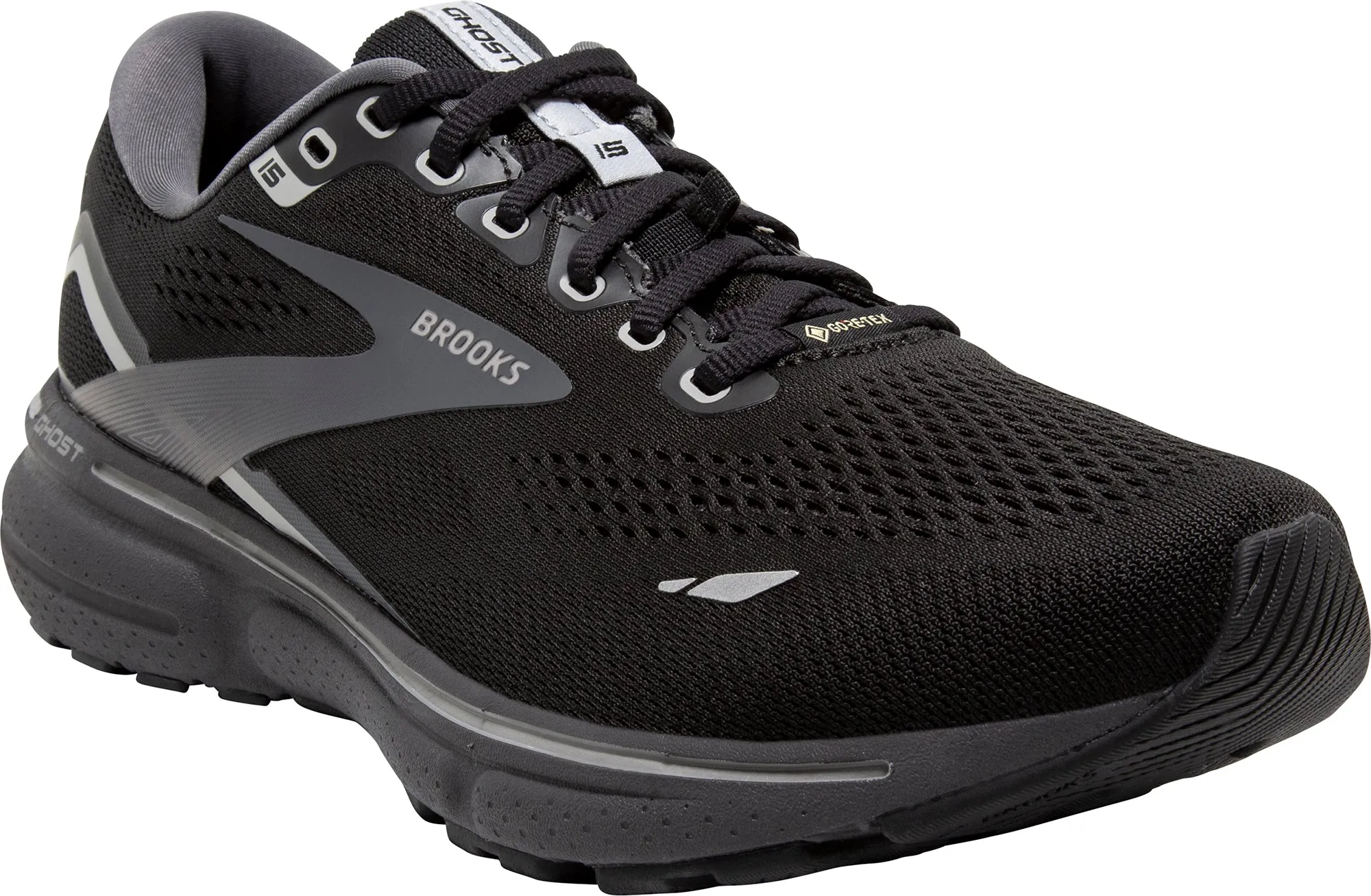 Brooks Ghost 15 GORE-TEX Mens Running Shoes - Black