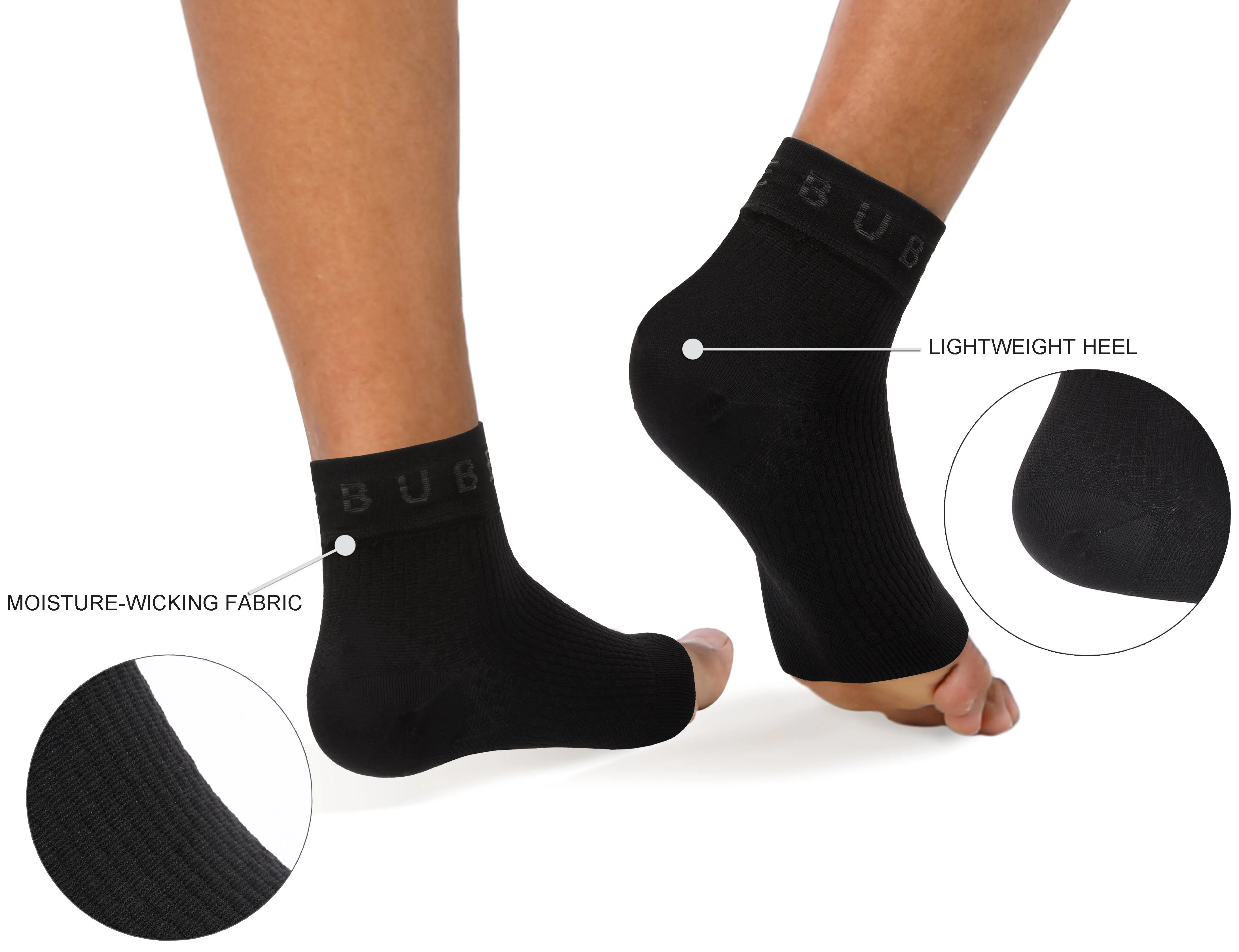 BUBBLELIME 80N/20S Compression Arch Support Ankle Brace_yoga