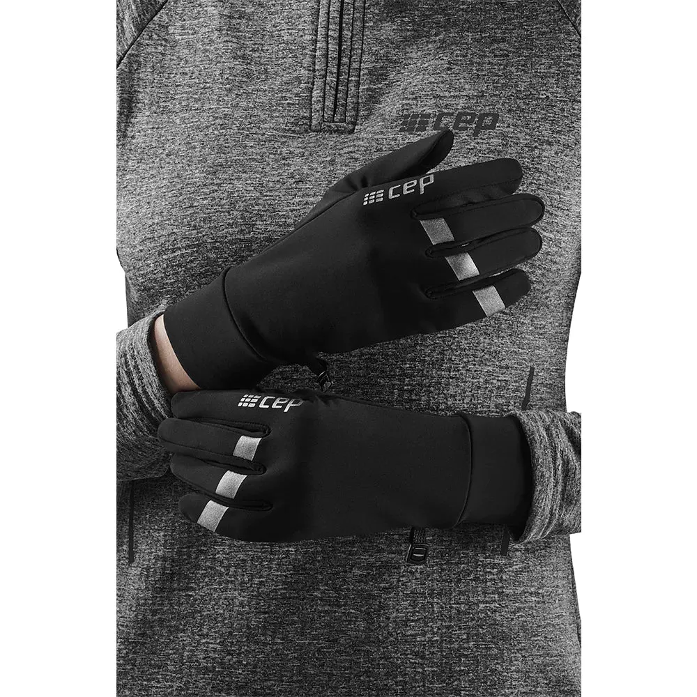 CEP | Winter Run Gloves | Unisex | Black