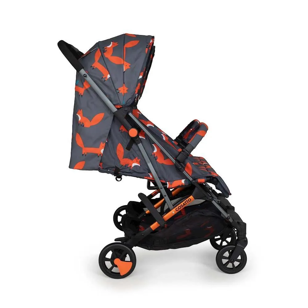 Cosatto Woosh Double Pushchair Charcoal Mister Fox