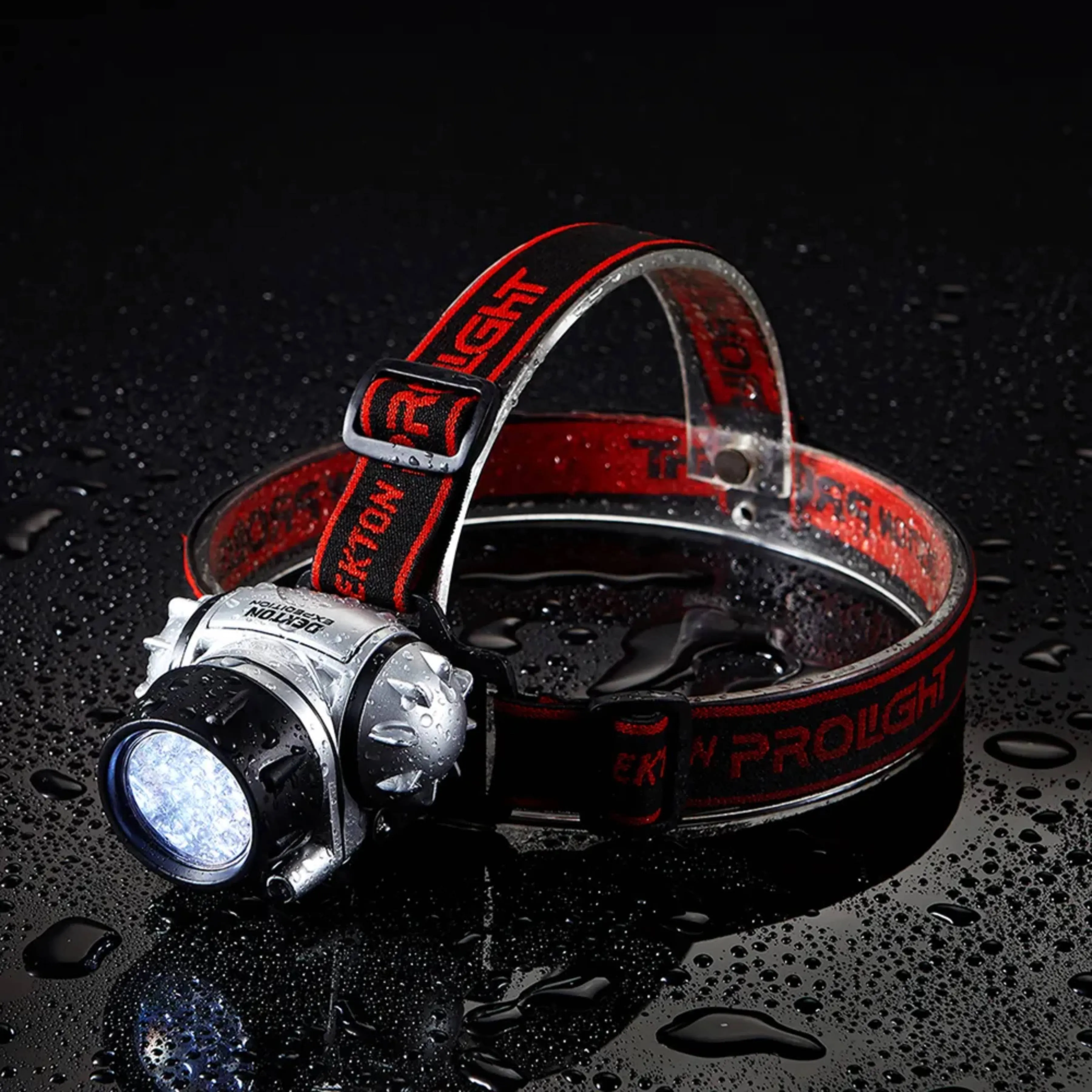 DEKTON PRO LIGHT XA50 Expedition Head Torch - 50 Lumens / 10m Distance