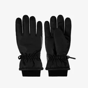 Gants noirs imperméables doublés en Thinsulate™, enfant  || Black waterproof gloves lined in Thinsulate™, child