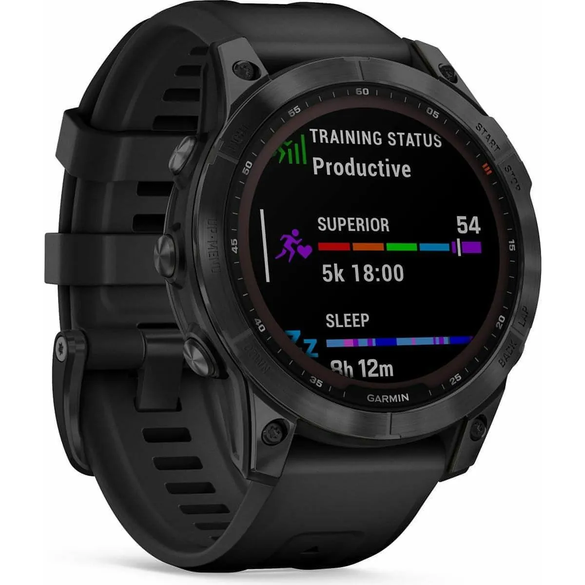 Garmin Fenix 7 Sapphire Solar HRM With GPS Multisport Watch - Black