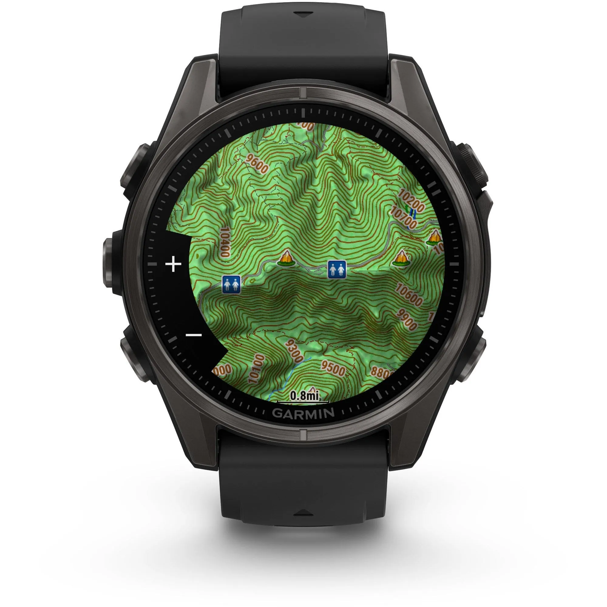 Garmin | Fenix 8 AMOLED Sapphire | Carbon Gray DLC Titanium/Black