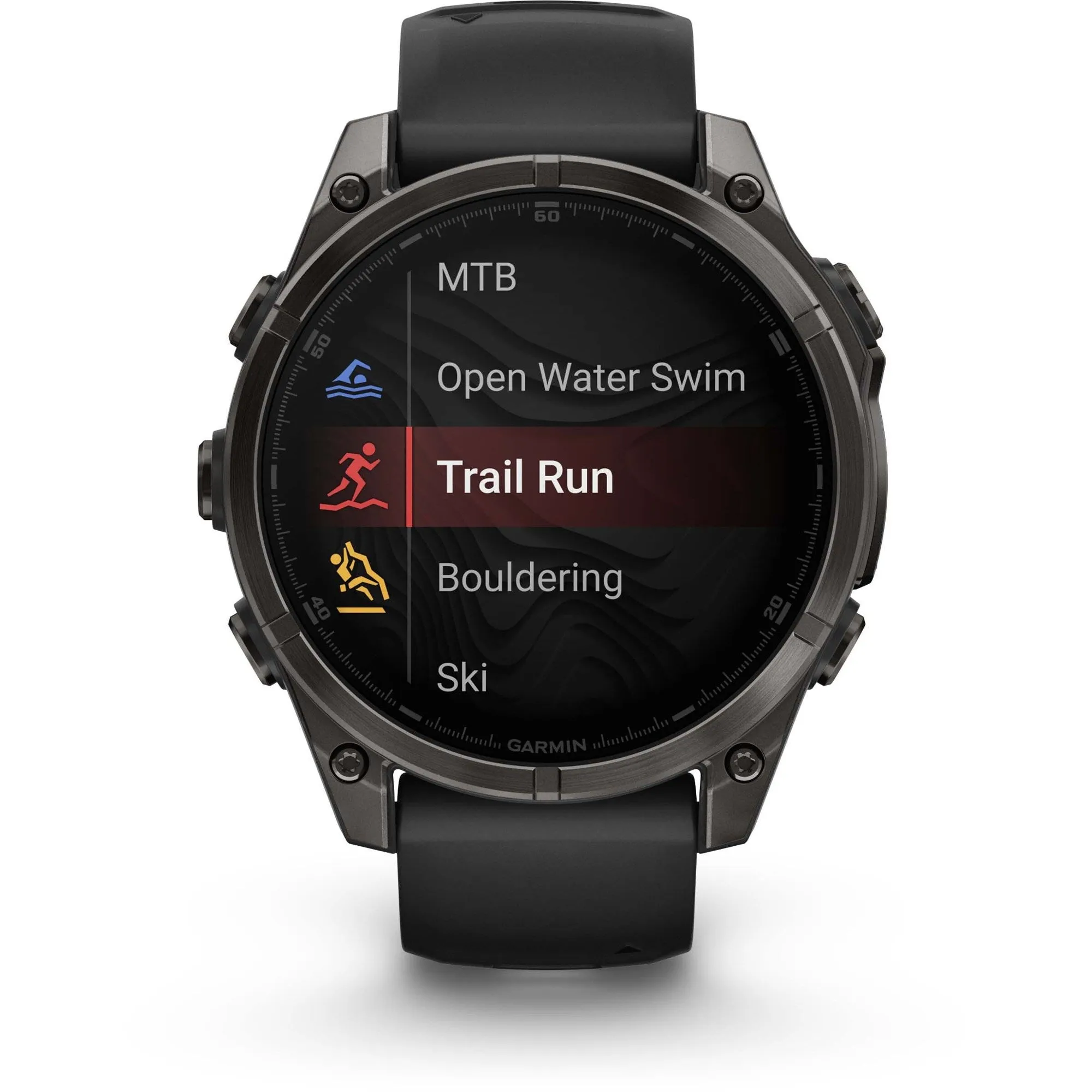 Garmin | Fenix 8 AMOLED Sapphire | Carbon Gray DLC Titanium/Black