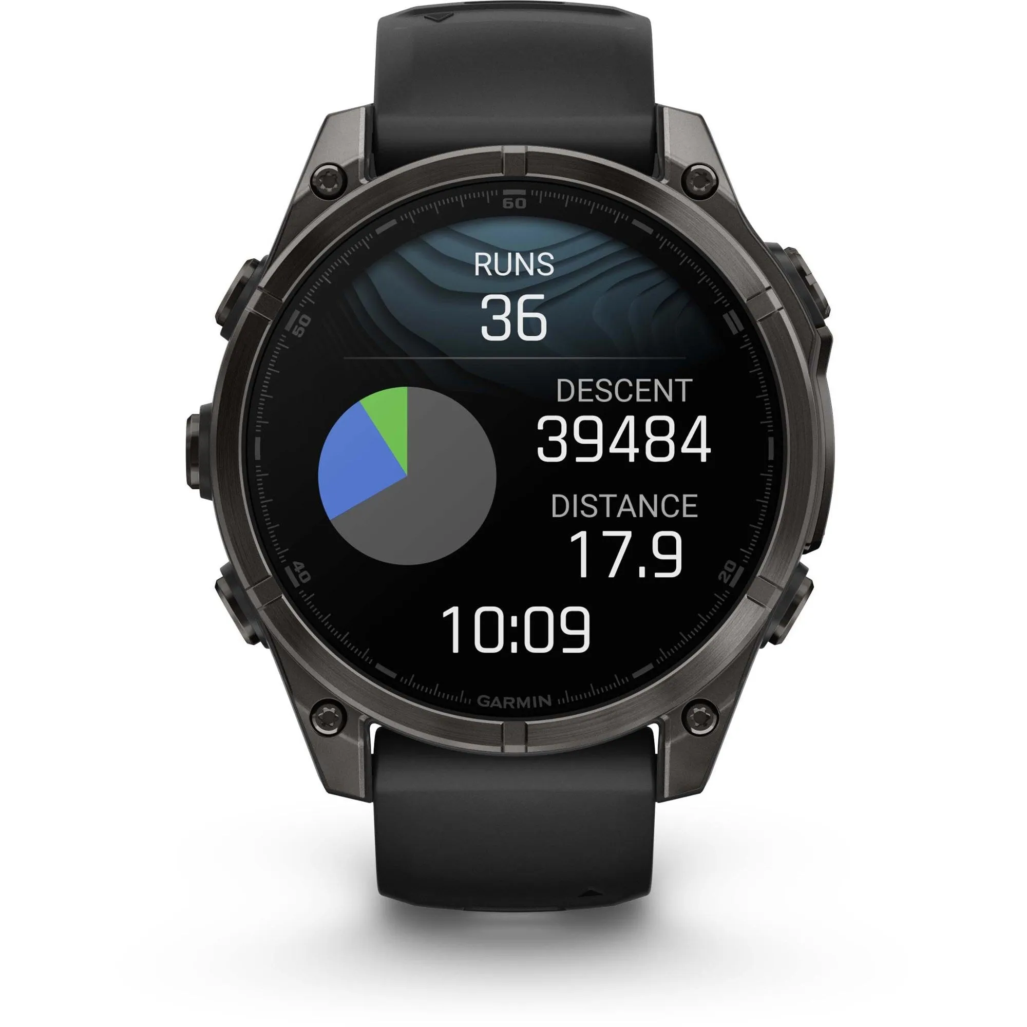 Garmin | Fenix 8 AMOLED Sapphire | Carbon Gray DLC Titanium/Black