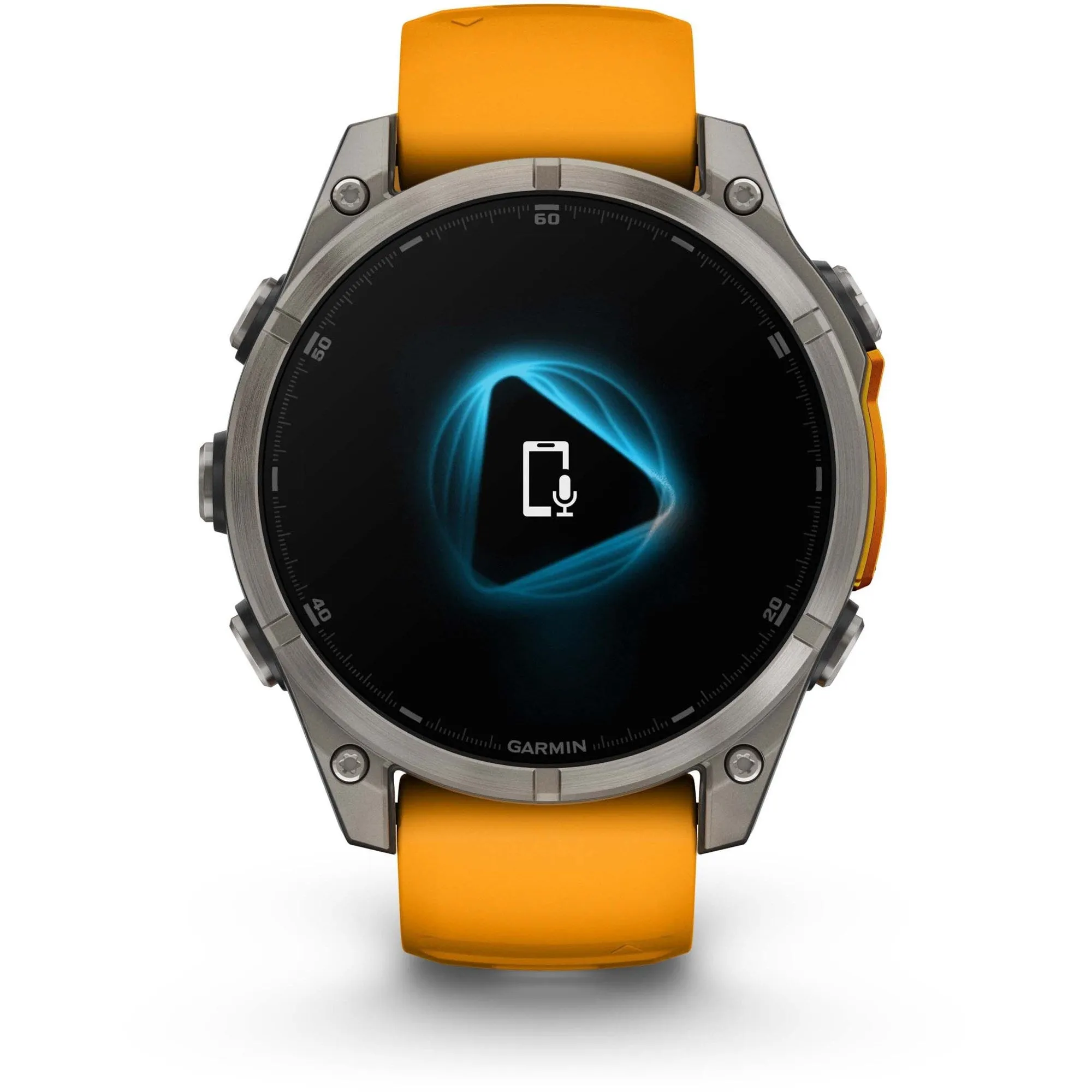 Garmin | Fenix 8 AMOLED Sapphire | Titanium/Spark Orange