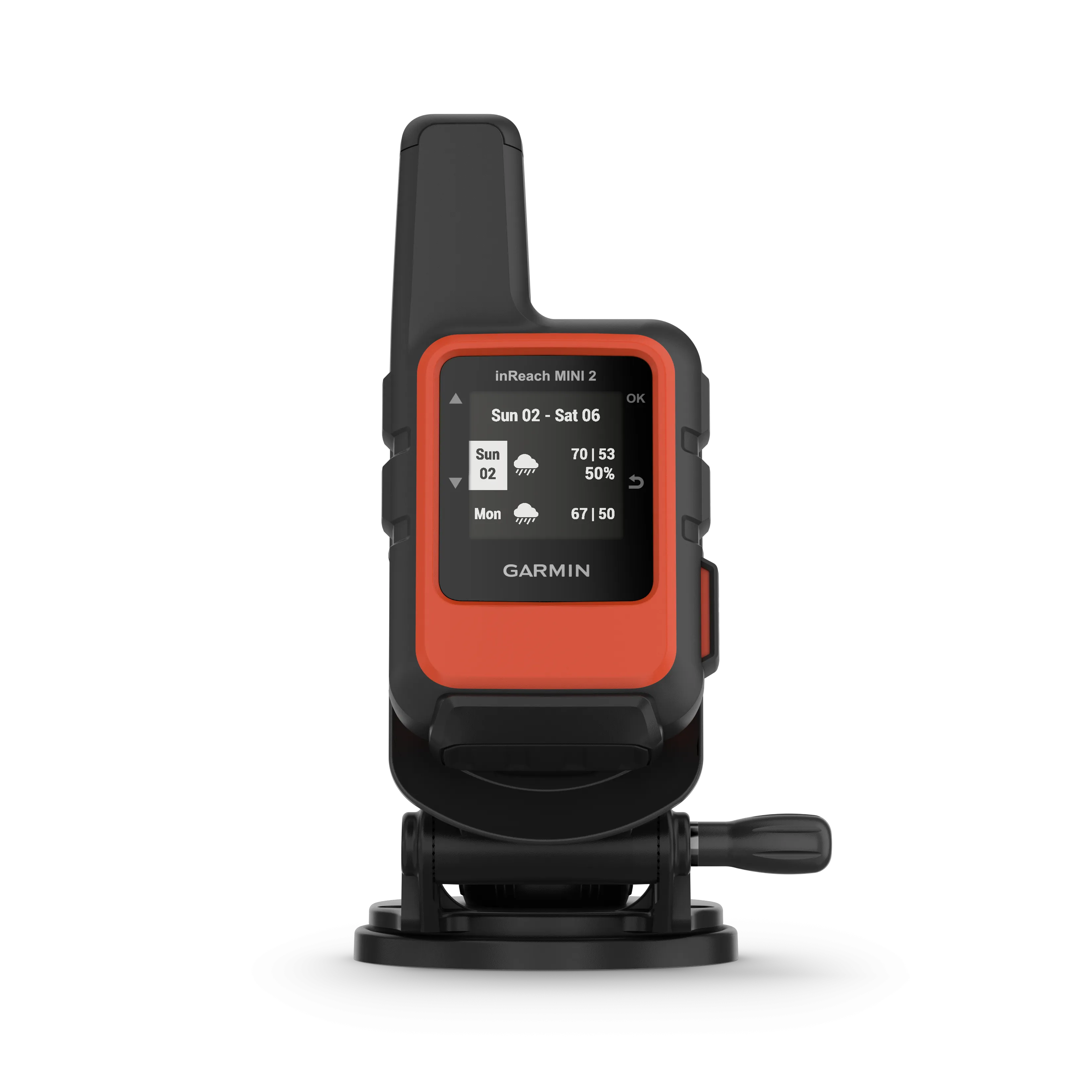 Garmin inReach Mini 2 Red Marine Satellite Communicator Device - Bundle