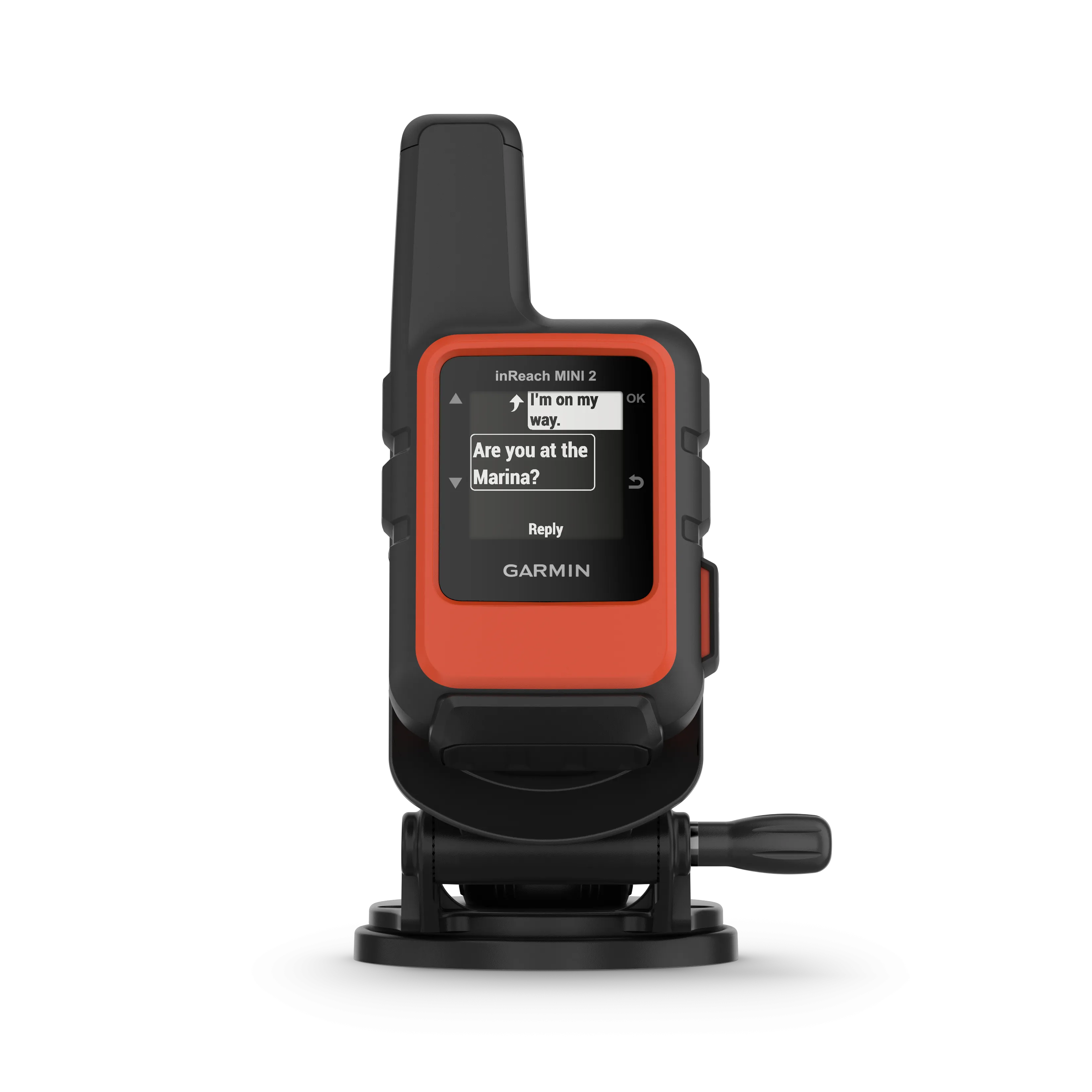 Garmin inReach Mini 2 Red Marine Satellite Communicator Device - Bundle