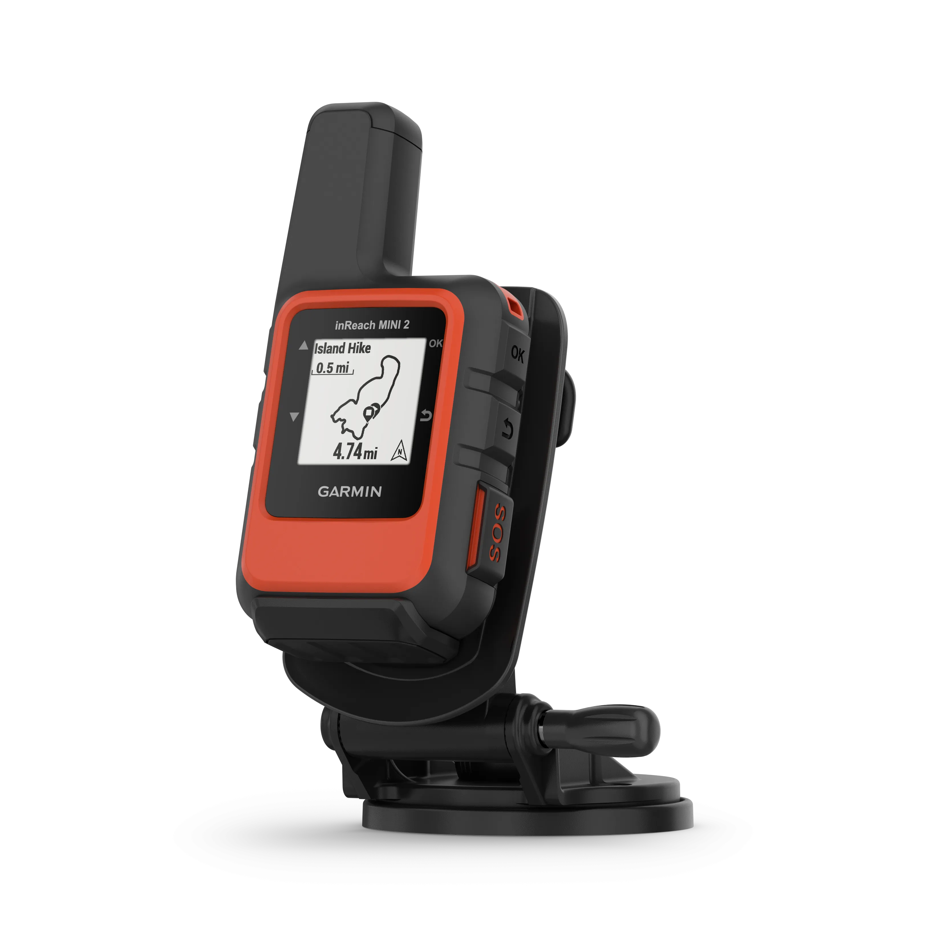 Garmin inReach Mini 2 Red Marine Satellite Communicator Device - Bundle