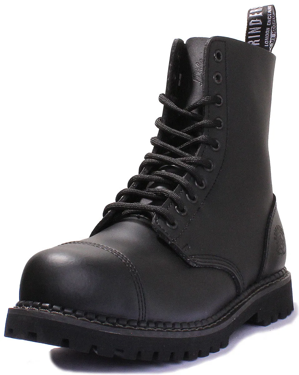 Grinders Stag CS Steel Toe In Black