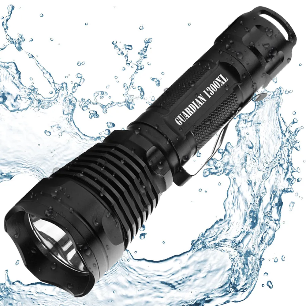 Guardian 1300 Rechargeable Tactical Flashlight