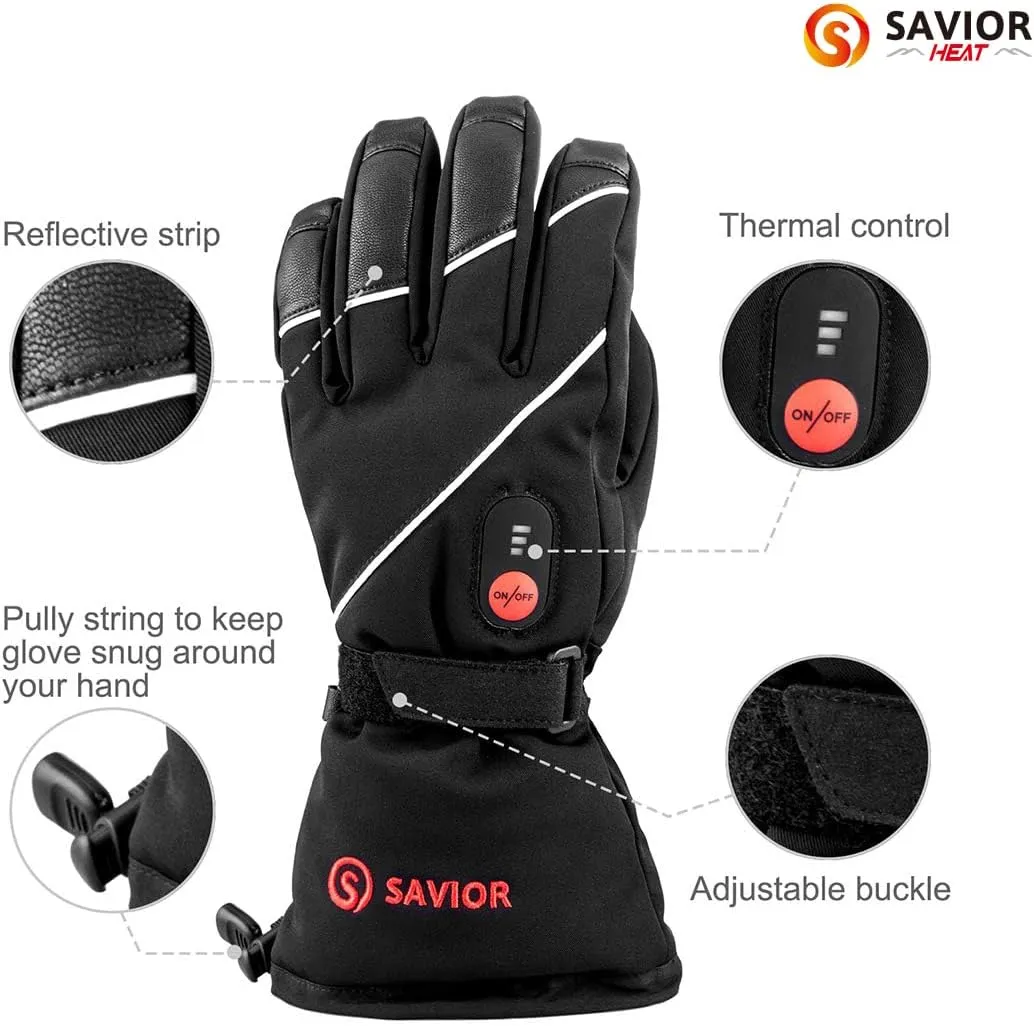 Heated Gloves for Men Women, Rechargeable Electric Heated Gloves