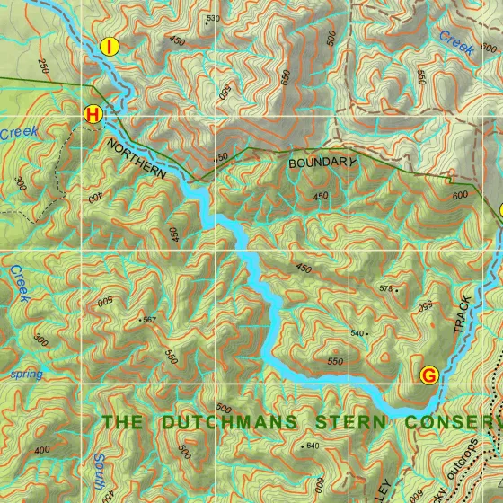 Heysen Trail Map 6: Wirrabara Forest to Dutchmans Stern Conservation Park