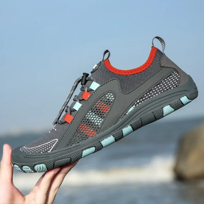 High Quality Men Aqua Shoes Quick Dry Swimming Shoes Unisex Outdoor Walking Sneakers Breathable Beach Shoes Casual Trainers Shoe