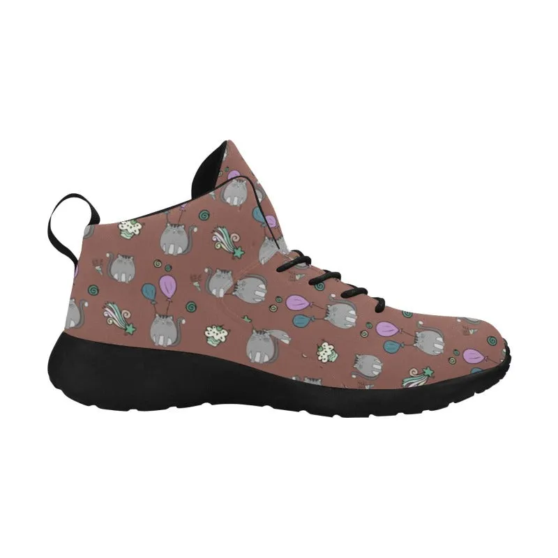 High-top Cats Printed Shoes For Women