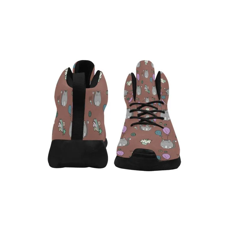 High-top Cats Printed Shoes For Women