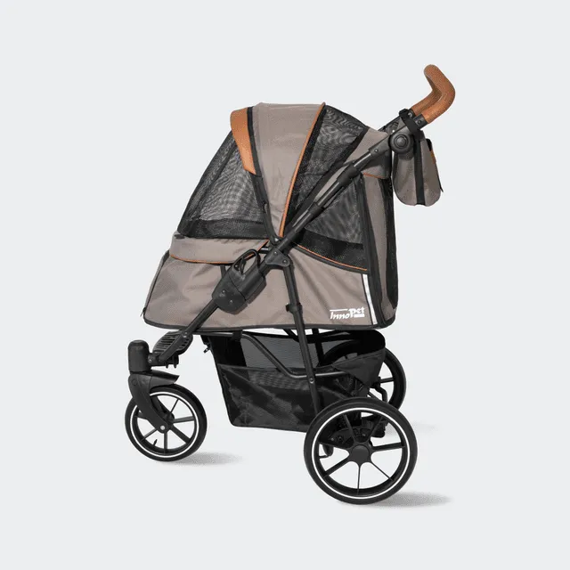 InnoPet Premium Cozy Pet Stroller with Free Rain Cover   Organiser