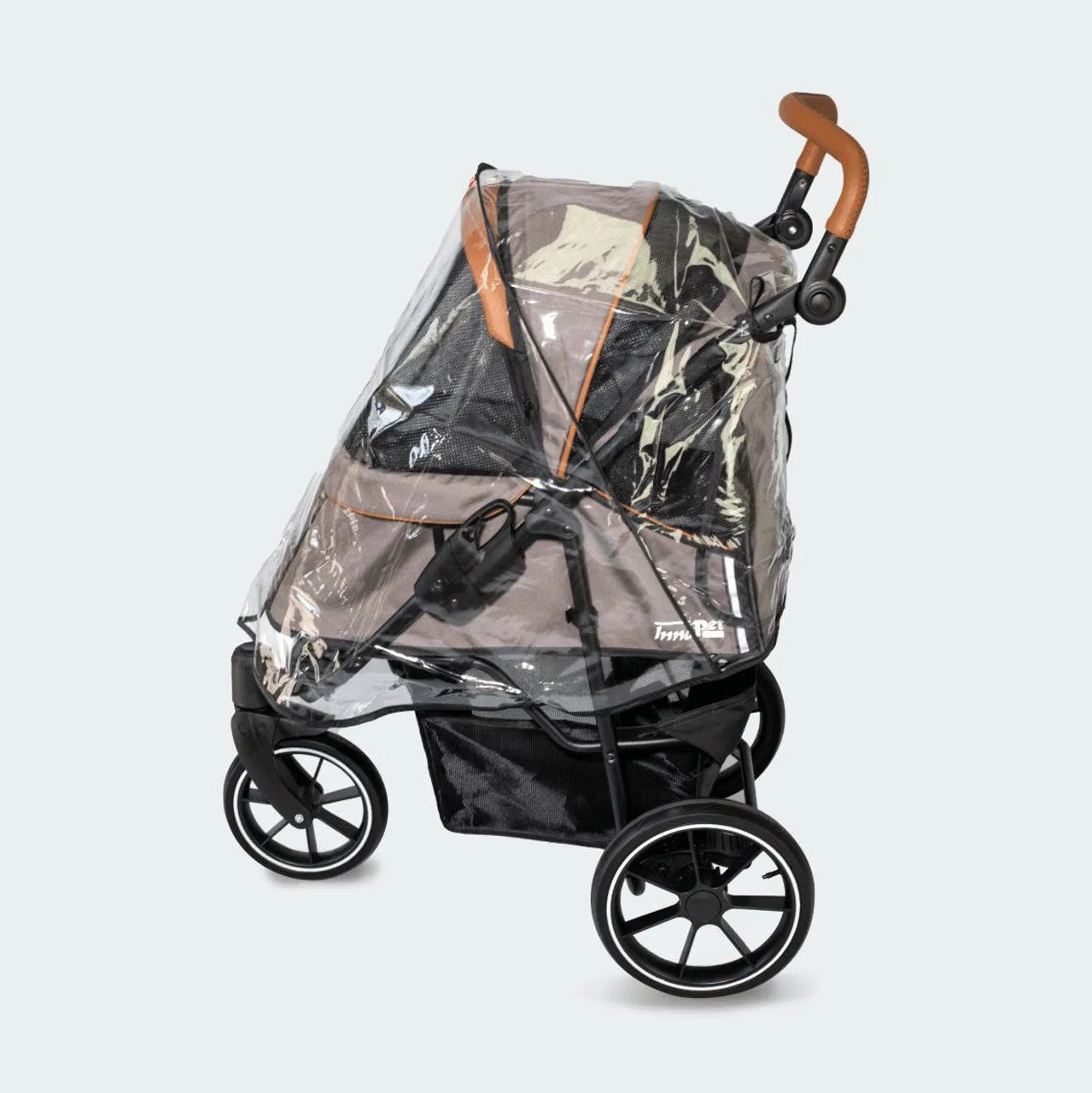 InnoPet Premium Cozy Pet Stroller with Free Rain Cover   Organiser