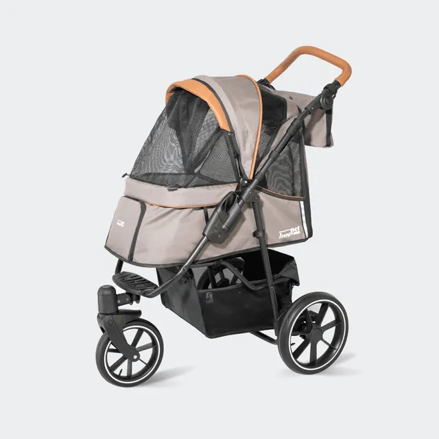 InnoPet Premium Cozy Pet Stroller with Free Rain Cover   Organiser