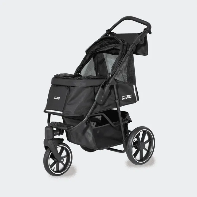 InnoPet Premium Cozy Pet Stroller with Free Rain Cover   Organiser