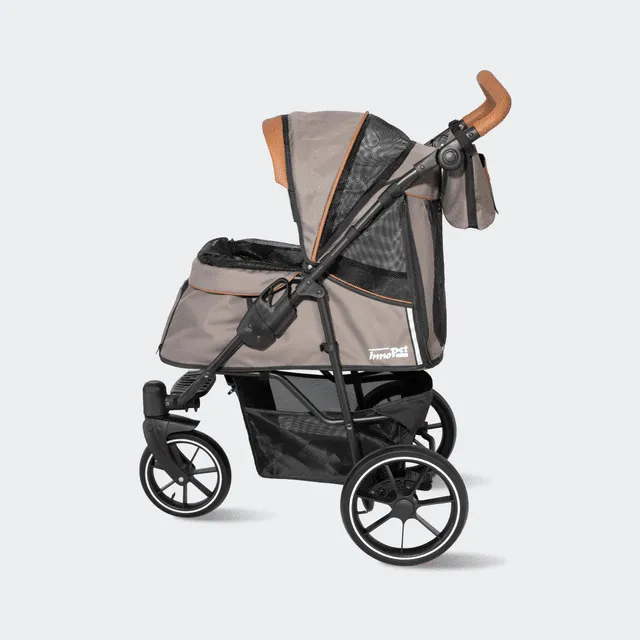 InnoPet Premium Cozy Pet Stroller with Free Rain Cover   Organiser