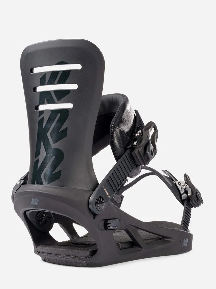 K2 2023 Formula Men's Snowboard Bindings Black