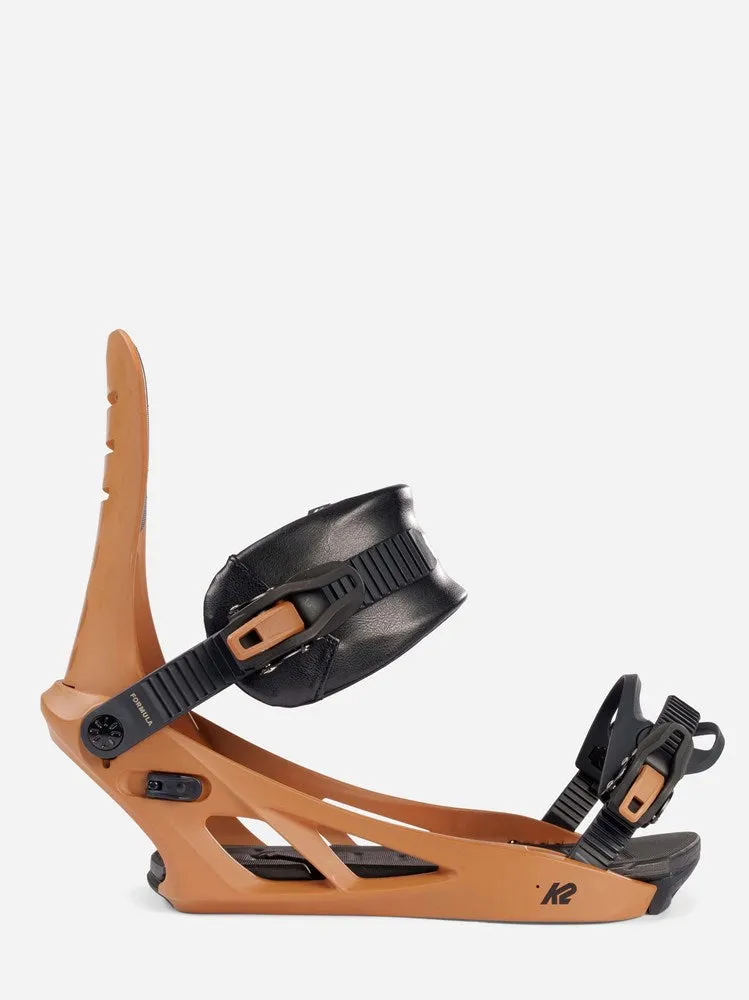 K2 2023 Formula Men's Snowboard Bindings Brown