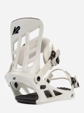 K2 2023 Indy Men's Snowboard Bindings Light Grey