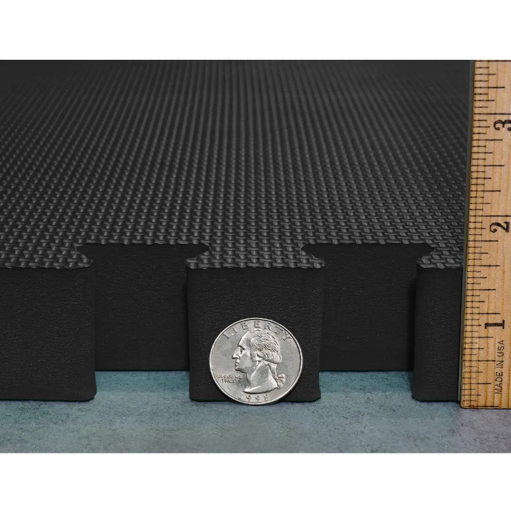 Meister X-THICK 1.5" Interlocking EVA Foam Mats - Black