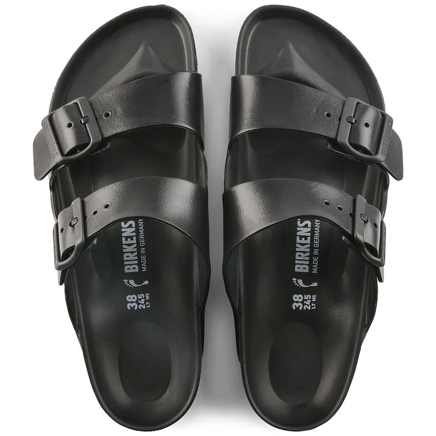 Mens Birkenstock Arizona Narrow Eva Black Slip On Sandals