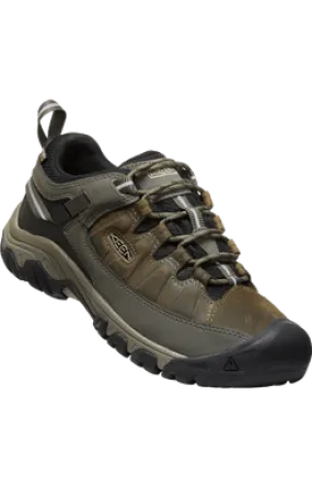 Mens Keen Targhee III 1018597 Waterproof Hiking Shoe - Wide - Bungee Cord/Black