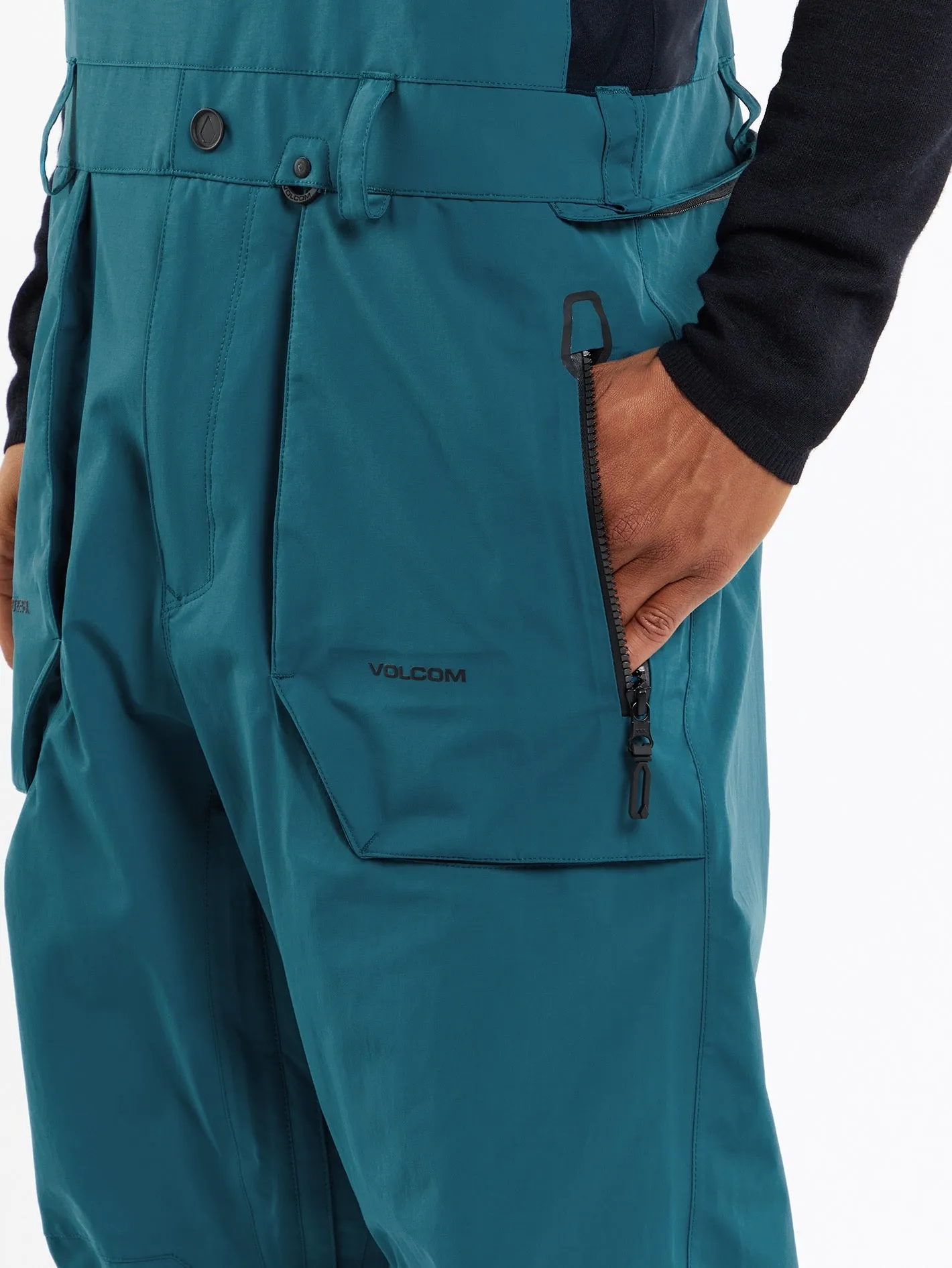 Mens Rain Gore-Tex Bib Overalls - Blue