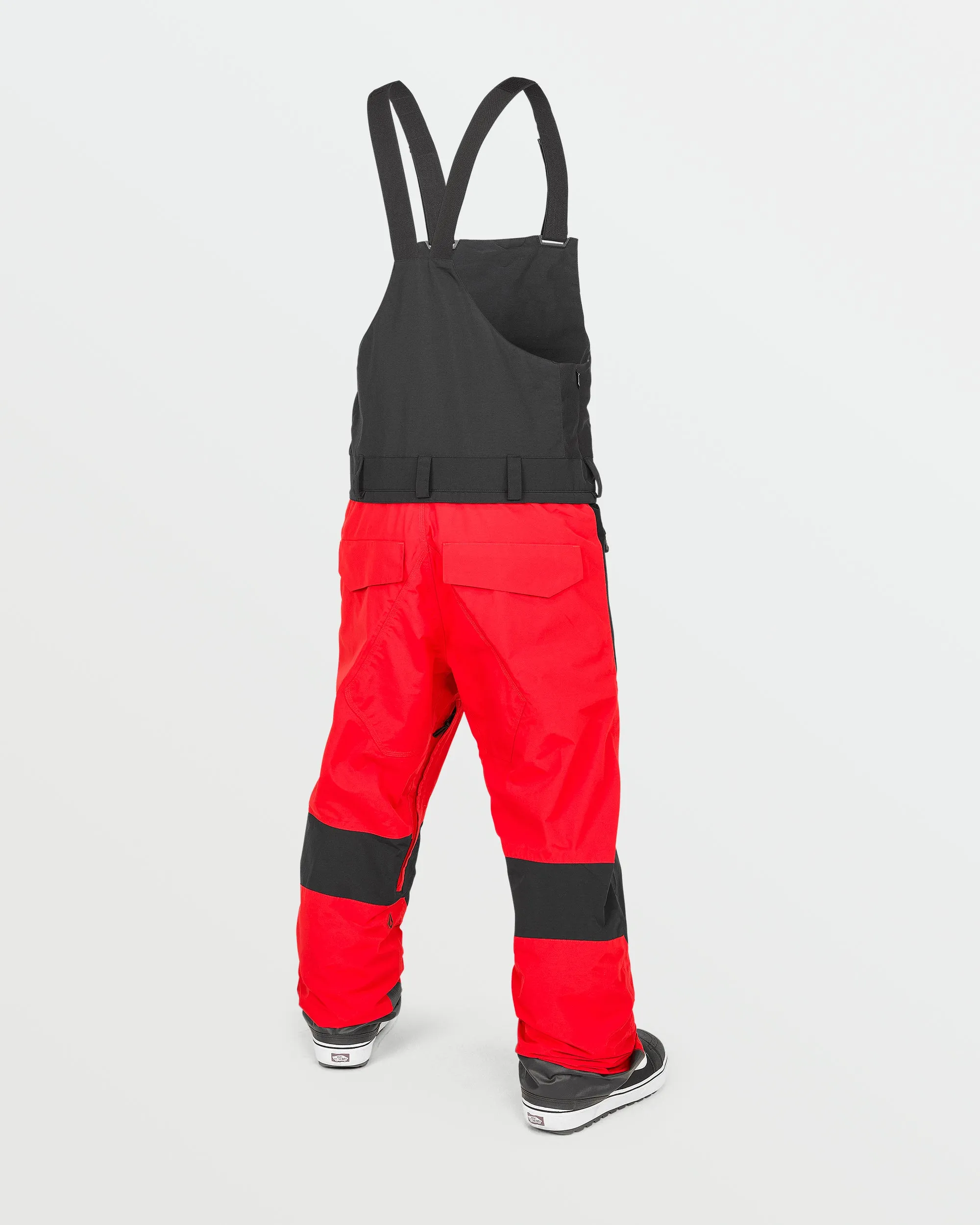 Mens Rain Gore-Tex Bib Overalls - Crimson