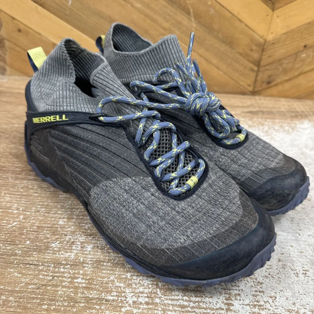 Merrell - Women's Chameleon 7 Knit Mid Shoes - MSRP $259: Grey/Purple/Yellow-women-W8