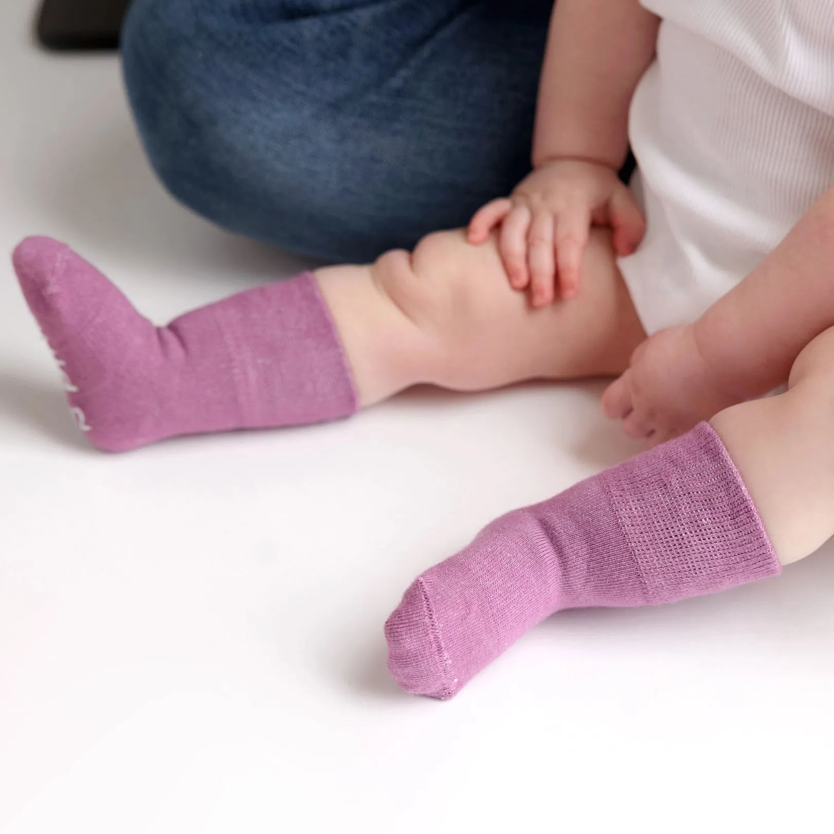 Orchid - Non-Slip Baby Socks