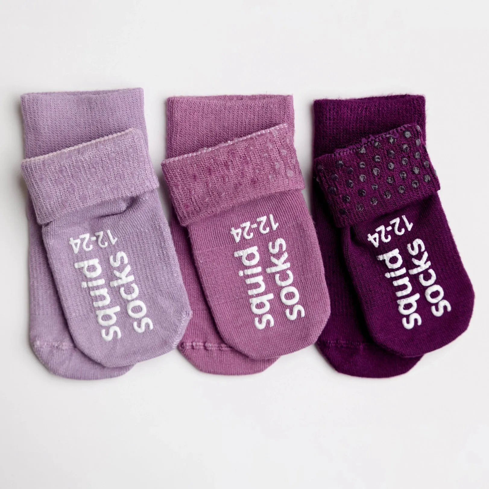 Orchid - Non-Slip Baby Socks