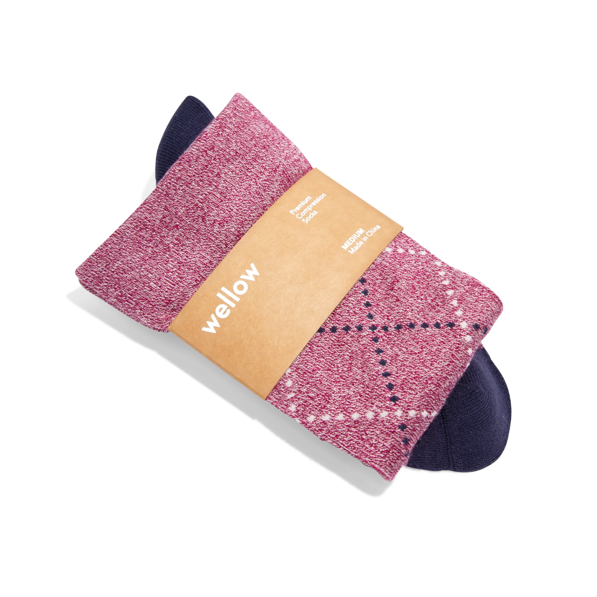 Plum Twist Argyle - 3 pack