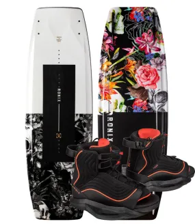 Ronix Quarter Til Midnight Wakeboard with Luxe Boots (2024)